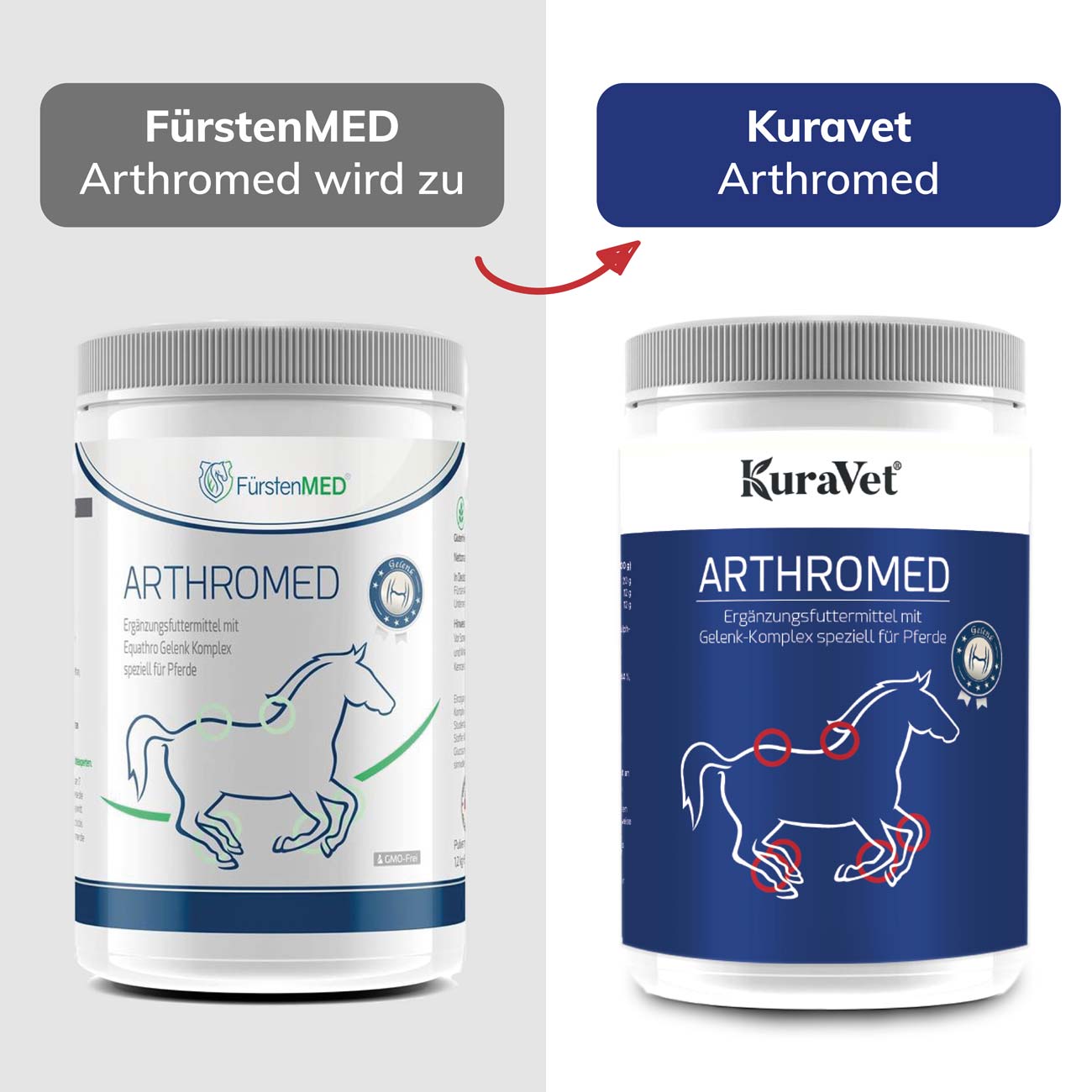 
                  
                    KuraVet Arthromed - Ergänzungsfuttermittel für Pferde 1,2kg kurzes MHD - 12/24
                  
                