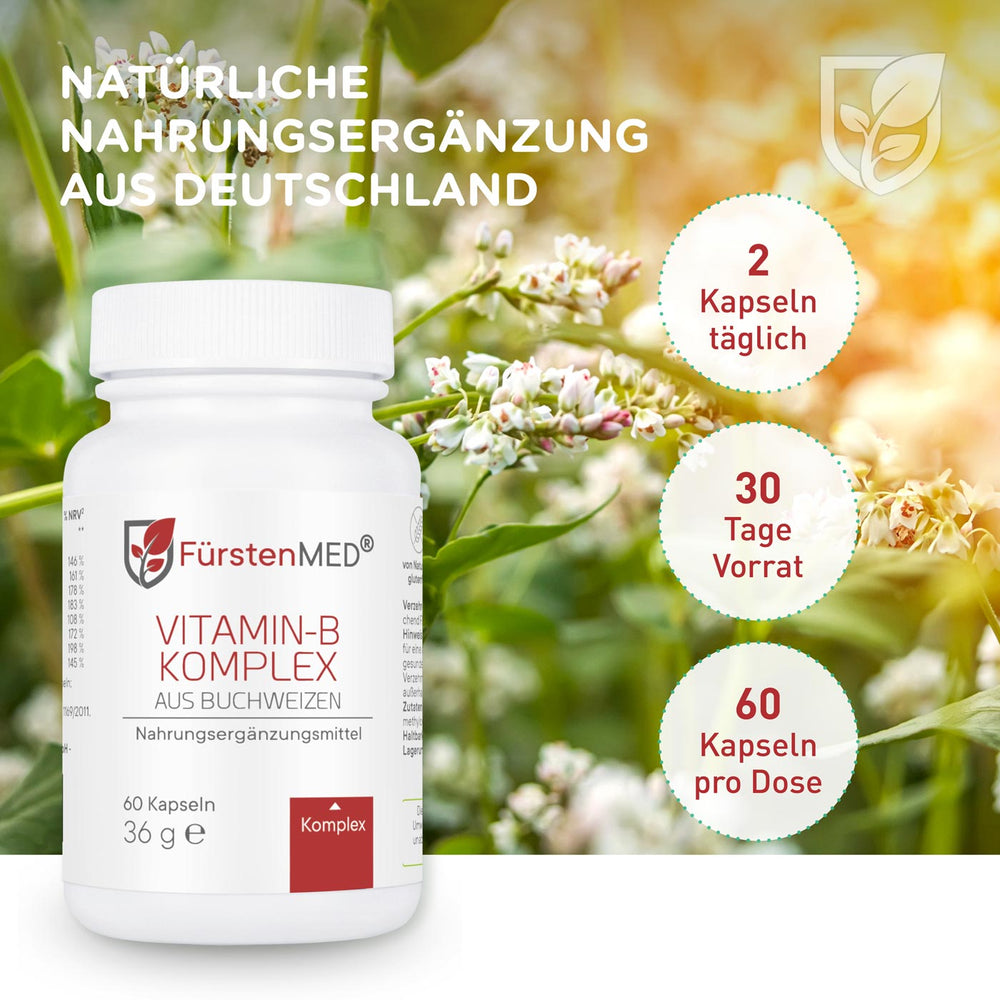 
                  
                    FürstenMED Natürlicher Vitamin B-Komplex 60 Kapseln
                  
                